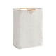 Large Laundry Basket Waterproof Collapsible Laundry Hamper with Wooden Handle for Household Bathroom S 40cm