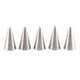 5 Pcs Piping Tips Set Stainless Steel Cake Decorating Supplies for Baking Cupcakes Cookies