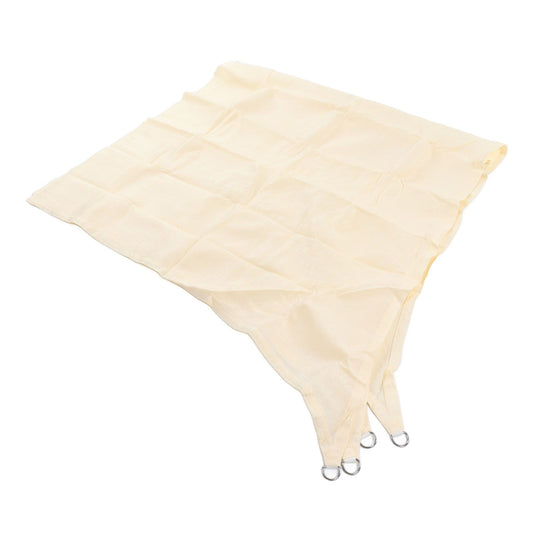 Sun Shade Sail Waterproof Polyester UV Block Canopy with Stainless Steel D Ring for Garden Swimming Pool 9.8x9.8ft