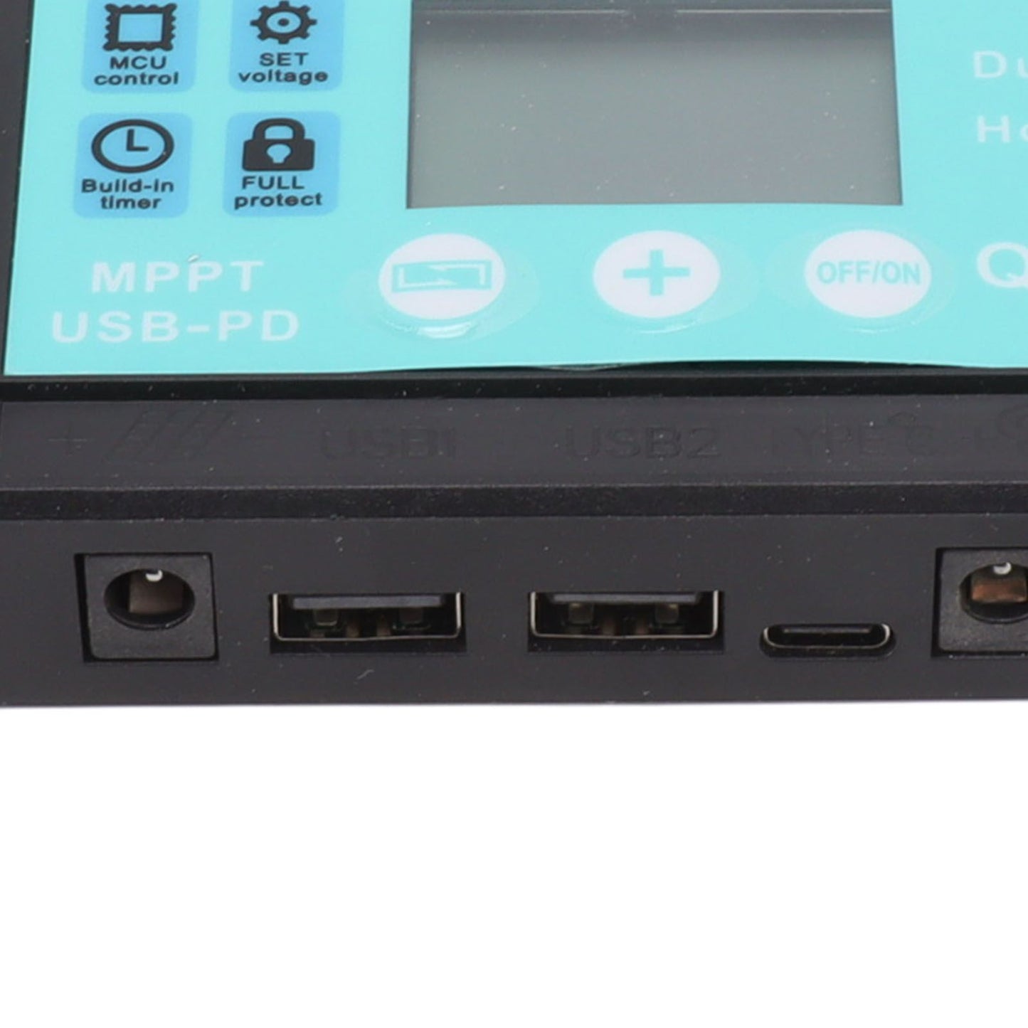 Solar Charge Controller Dual USB Output Fast Charging Solar Panel Regulator 12V/24V for Household Industry 100A