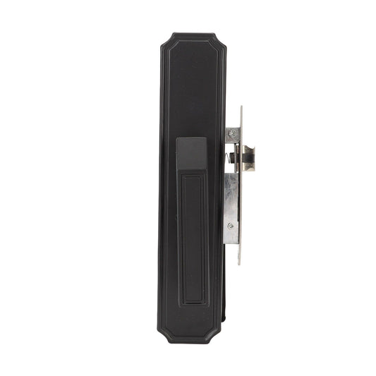 Door Handle Strong Aluminium Alloy Antioxidant Easy Mounting Straight Door Lever with 3 Keys for Repair Replacement