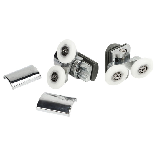 23mm Sliding Door Pulley Bathroom Closet Glass Door Hanging Swing Wheel Upper Lower Roller Kit