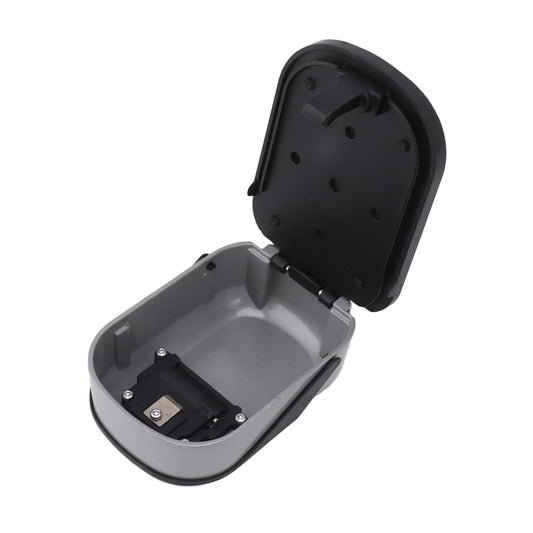 Key Lock Box Safe Security Wall Mounted Waterproof Password Combination Lock Storage Box for House Key Flash Silver