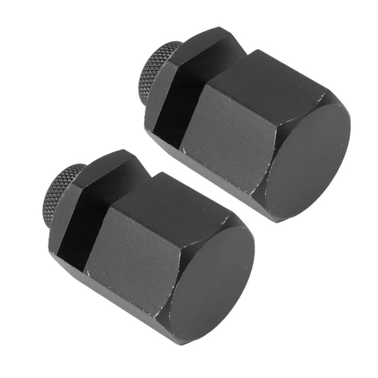 2PCS Stair Guages Knobs Aluminium Alloy Stair Stringer Layout Tool for Framing Square Carpentry Rafter Black