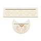 2 Pieces Wooden Tarot Card Stand Holder Stable Moon Shape and Rectangle Wooden Tarot Card Display Stand Base Type A