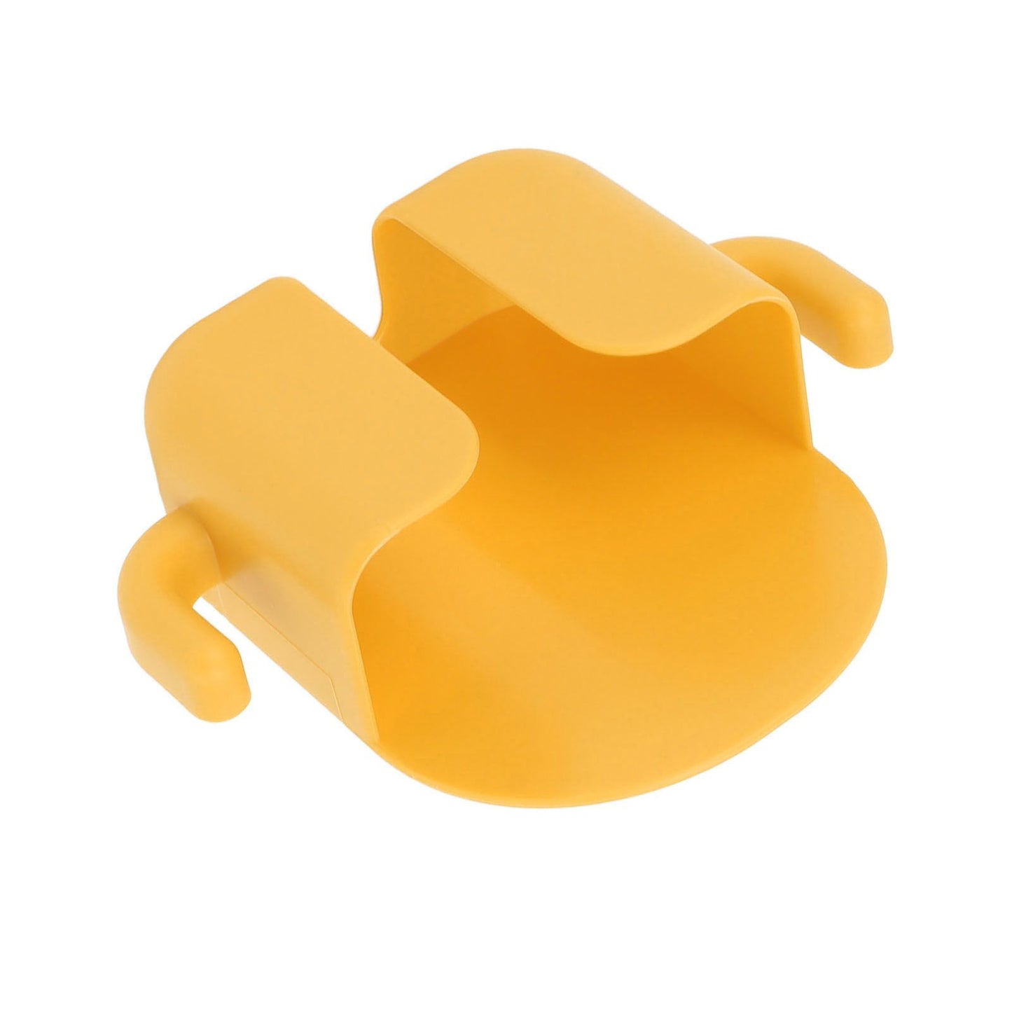 Self Adhesive Wall Mount Cell Phone Holder Wall Mount Phone Charging Holder for Home Office Bedroom Yellow