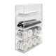 Glasses Storage Box 4 Layers Stackable Transparent Sunglasses Display Organizer for Office Bedroom