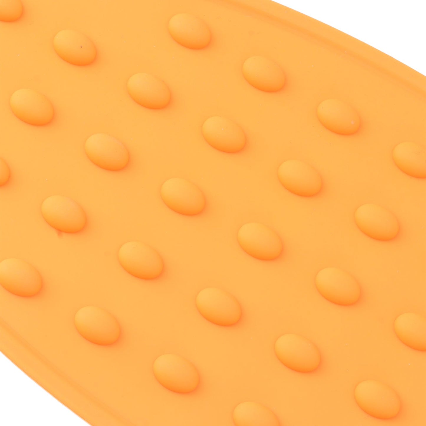 2Pcs Silicone Iron Rest Pad Durable Impact Resistant Heat Resistant Iron Mat for Ironing Boards Irons Orange