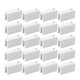20Pcs Sliding Door Window Lock Stop Block Plastic Limit Safe Non Collision Accessories Long