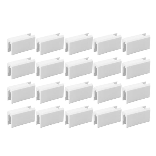 20Pcs Sliding Door Window Lock Stop Block Plastic Limit Safe Non Collision Accessories Long