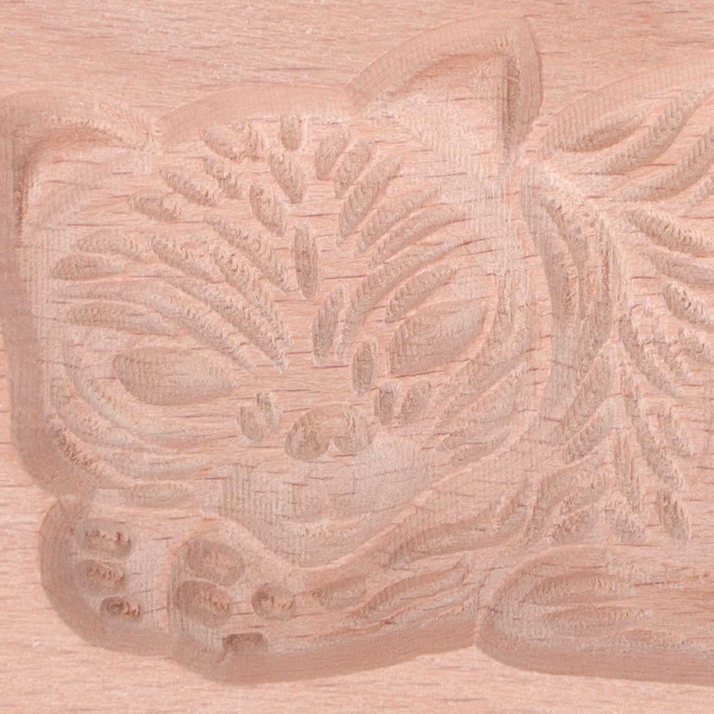 Animal Cookie Mold Lovely Vivid Wooden Biscuit Press Stamp Easy Demoulding Smoothly Cookie Mold Cat