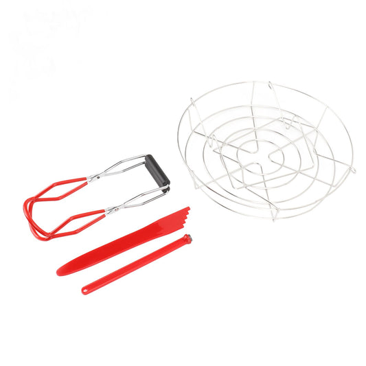 Canning Supplies Starter Kit Stainless Steel Magnetic Lid Lifter Bubble Popper Canning Jar Lifter Can Tongs for Beginners