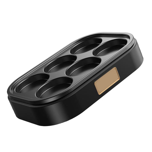 6 Hole Egg Frying Pan Nonstick Breakfast Pot Multifunctional Breakfast Maker Hamburger Machine Without Pot Cover