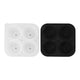 2Pcs Silicone Ice Cube Molds Fun Shapes Round Sphere Ball Mold for Whiskey Cocktails Game Day Soccer