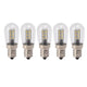 5Pcs E12 LED Bulb High Brightness 120V Fridge Lamp Bulb with 24pcs Bead for Refrigerator Warm Light