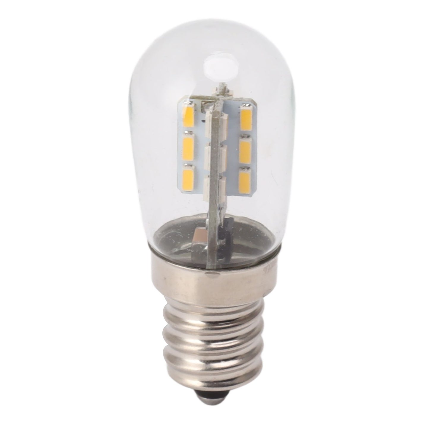 5Pcs E12 LED Bulb High Brightness 120V Fridge Lamp Bulb with 24pcs Bead for Refrigerator Warm Light
