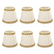 6Pcs Lampshade Candle Lamp Shade Modern Simple Style Home Decoration for Small E14 Bulb