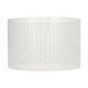 Drum Lamp Shade E27 E14 Clip Fir Leaf Shape Hollow Out Metal Decorative Lampshade Cover for Table Wall Ceiling Lamp White