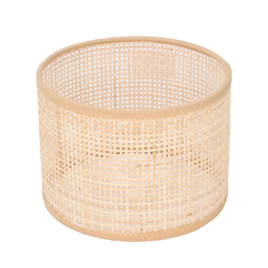 Rattan Lamp Shade Replacement Woven Basket Chandelier Vintage Hanging Table Floor Light Cover E27 E14