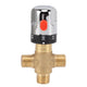 Thermostatic Mixing Valve Brass Shower Mixing Valve Hot and Cold Water Temperature Control Valve for Basin Bathroom