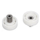 2 PCS Meat Grinder Gear Plastic and Stainless Steel Accuracy Control Sausage Machine Gear for Food Making