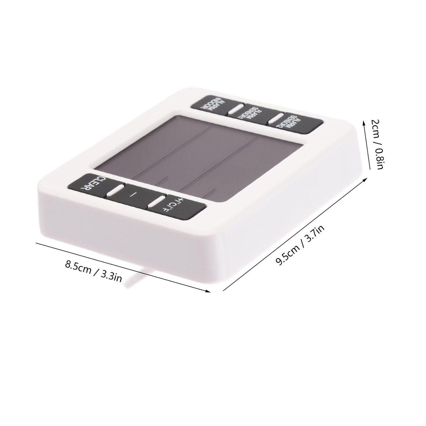Room Thermometer Large Screen Celsius Fahrenheit Switch Highest Lowest Record Humidity Sensor for Indoor Outdoor