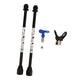 2PCS Spray Extension Rod G7/8 14 Stainless Steel Sprayer Tip Extension Pole Replacement for Home Black