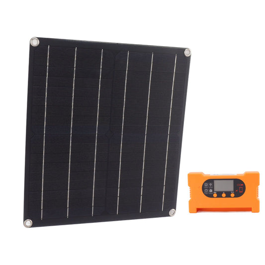 10A Smart Solar Panel Kit with Controller Battery Free Direct Drive Solar Panel Kit Monocrystalline Silicon 25W