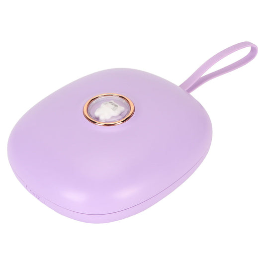 Vibrating Digital Alarm Clock Portable LED Electronic Digital Alarm Clock for Heavy Sleepers Students Children Lilac Purple
