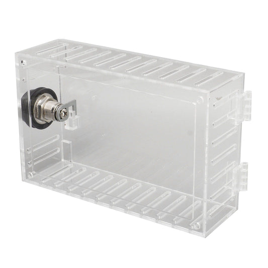 Thermostat Lock Box Universal Large Transparent Thermostat Protective Guard for Thermostat On Wall Coded Lock