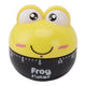 Cartoon Machinery Timer High Accuracy Adjustable 60 Minutes Mechanical Kitchen Cooking Timer for Kitchen Study Yellow