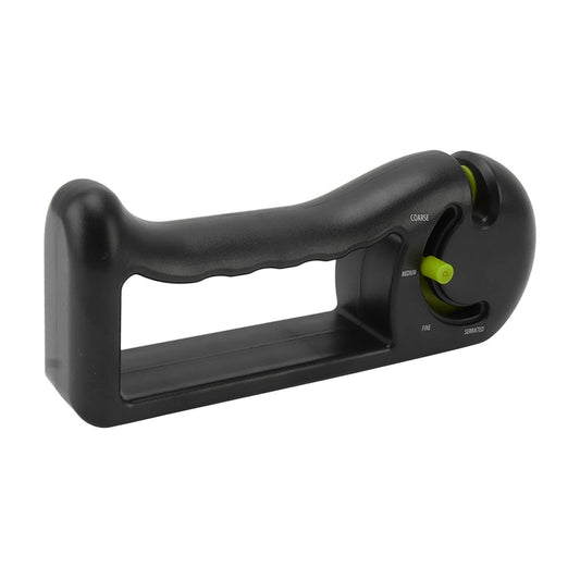 Knife Sharpener 4 Stage Adjustable Handheld Manual Knife Sharpeners for Kitchen Knives Green