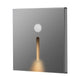 LED Motion Sensor Night Light ABS Small LED Induction Lamp for Bedside Corridor Hallway Grey