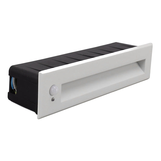 Recessed Sensing Step Light Frosted White LED Stair Light for Hallway Closet Bedroom 110‑240V