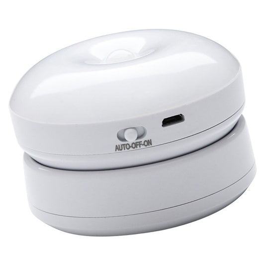 Motion Sensor Night Light 360 Degree Rotation LED Rechargeable Motion Activated Night Light for Stairs Wall Closet Cabinet White Light