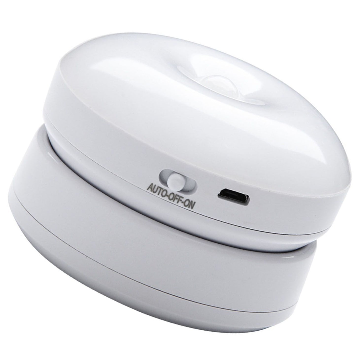Motion Sensor Night Light 360 Degree Rotation LED Rechargeable Motion Activated Night Light for Stairs Wall Closet Cabinet White Light