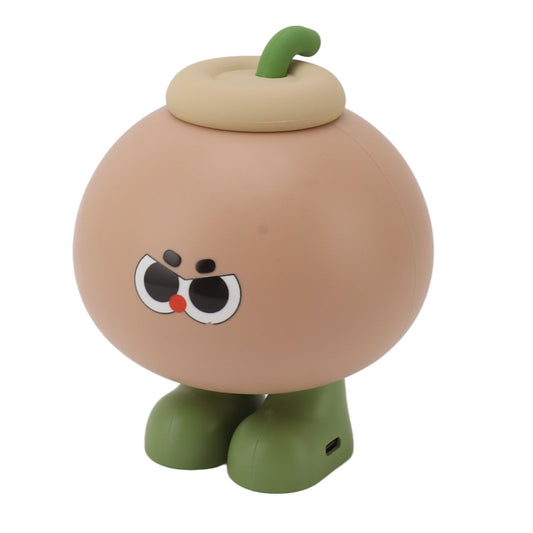 Fruit Silicone Nightlight USB Type C 500mAh 3 Level Brightness Tap Button Switch Cute Silicone Nightlight for Bedroom Coconut