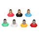 High Pressure Water Gun Nozzle 1/4 Inch 7 Colors Fan Shaped Multifunctional Pressure Washer Spray Nozzle