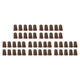 50 Pcs Seedling Block Peat Planting Block for Gardening Hydroponics Soilless Cultivation Plants Germination HRD TN0719