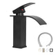 G1/2 Mixer Water Tap Basin Sink Faucet with Long Handle for Bathroom Hotel Homestay Black