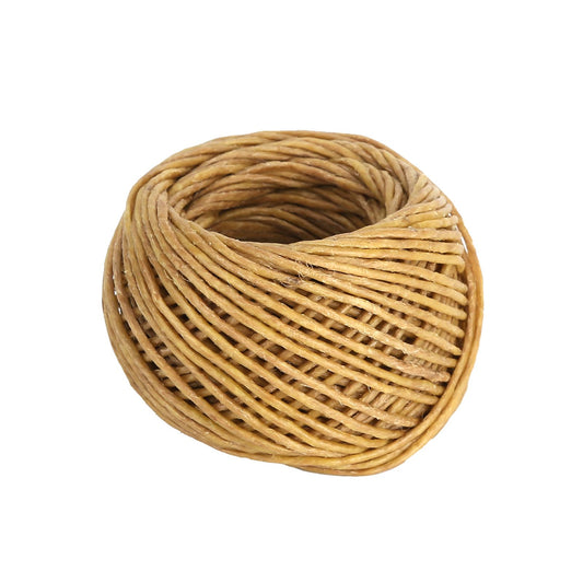 2pcs Candle Wicks 2mm Waxed Non Toxic Environmentally Friendly Organic Hemp Wicks for DIY Candles Making Oil Lamps30m