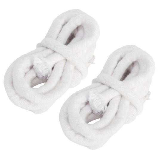2pcs Candle Wicks Good Oil Absorbency Combustion Durable Braid Cotton Candle Wick for DIY Oil Lamp10mm