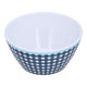 500ml Salad Bowl Thickened Snack Dessert Cake Fruit Bowl for Baking Table DecorationDark Blue Grid