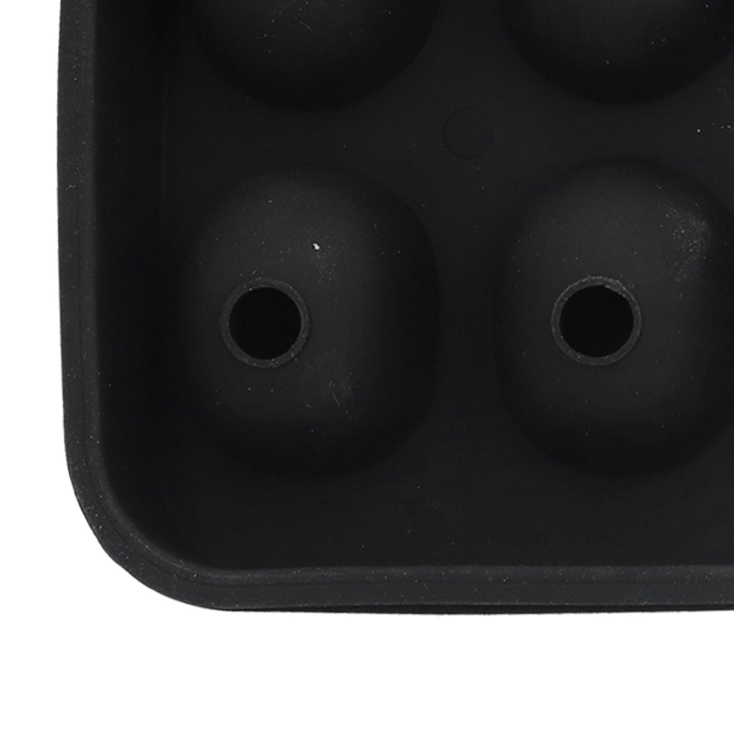 10 Grids Ice Cube Mold Silicone Black Professional Skull Ice Cube Mold for Halloween Home Bar