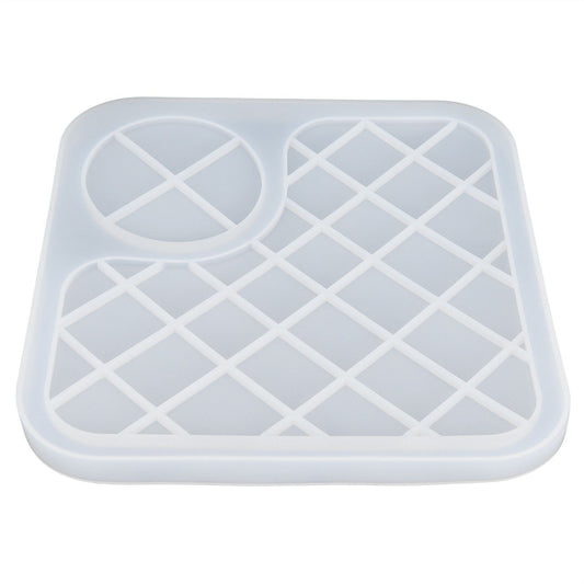 Silicone Mold Translucent Epoxy Resin Drop Glue Tray Tool for DIY Baking Decoration MakingLarge