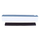 Reusable Cling Film Dispenser Magnetic Refillable Plastic Wrap Dispenser with Cutter Magnetic Stripe White Blue