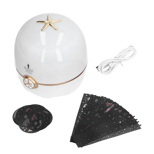 Lucky Star Projection Lamp Portable 3 Colors Ambient Lamp USB Powered Night Light for Home