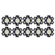 10Pcs Ultra Bright LED Chip 3V DIY Light Beads for Ceiling Light Downlight Flashlight Table LampWhite Light 6500K 1W