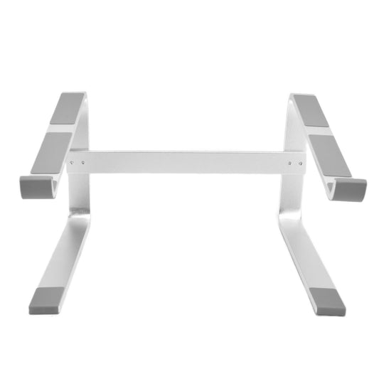 Desktop Laptop Stand Ergonomic Aluminum Alloy Laptop PC Computer Riser Cooling Shelf for Home Office Silver