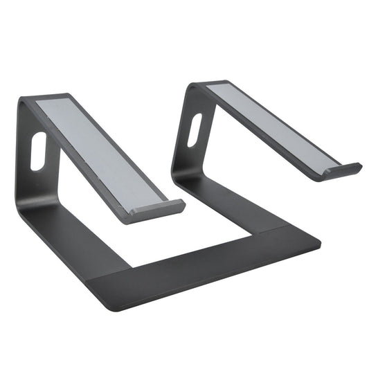 Aluminum Alloy Laptop Stand Portable Computer Stand Riser Desktop Metal Base Cooling Bracket Space Grey
